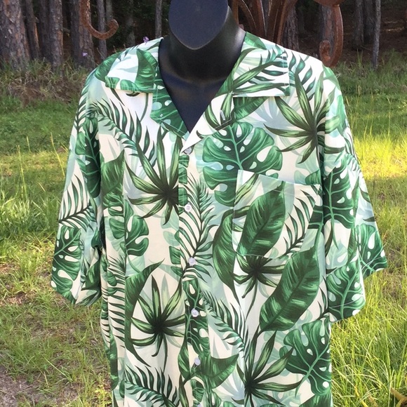 🌴NWOT Mens Unisex Too Fun Hawaiian Style Shirt Size 2XL Wardrobe Must Have 🌴 - Picture 4 of 12